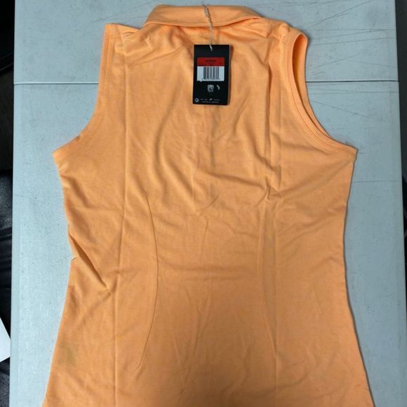 Women's Dri-Fit Icon Sleeveless Golf Polo - Picture 3 of 4